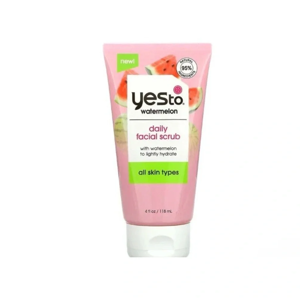 Yes To Watermelon Daily Facial Scrub Hydrating Face Exfoliator 4oz